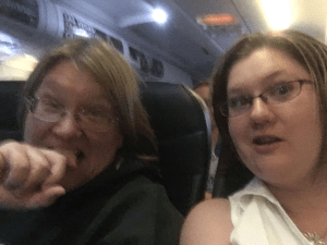 KimandMeFlying